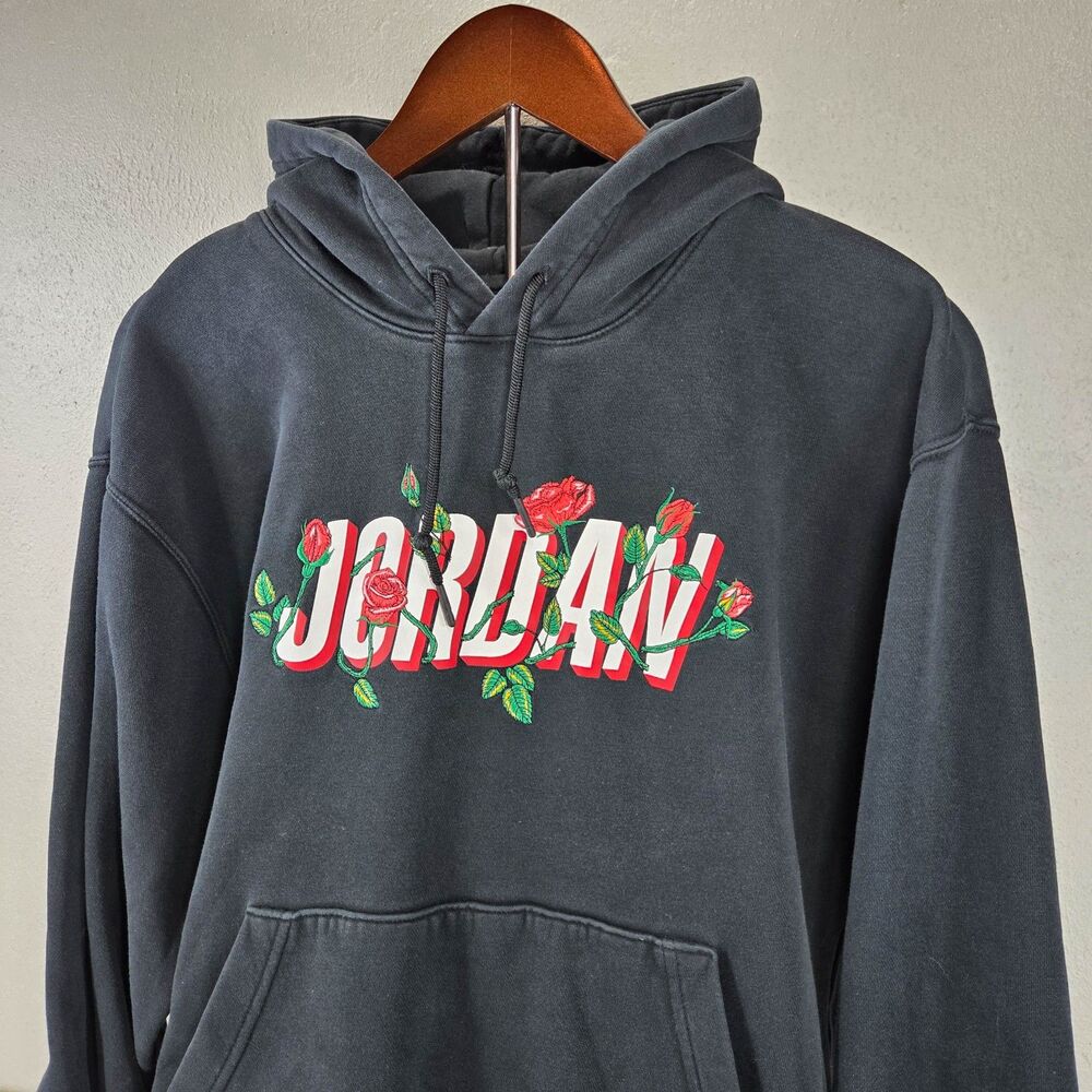 Jordan Sorry For Your Loss Portland 1992 Roses Pullover Hoodie Sz M